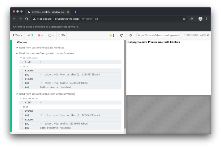 Avoiding issues with Promises in your Cypress E2E tests